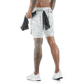 Shorts Para Treino 2 em 1 Esporte Air Effect 673 Direct Ofertas Branco Camuflado M